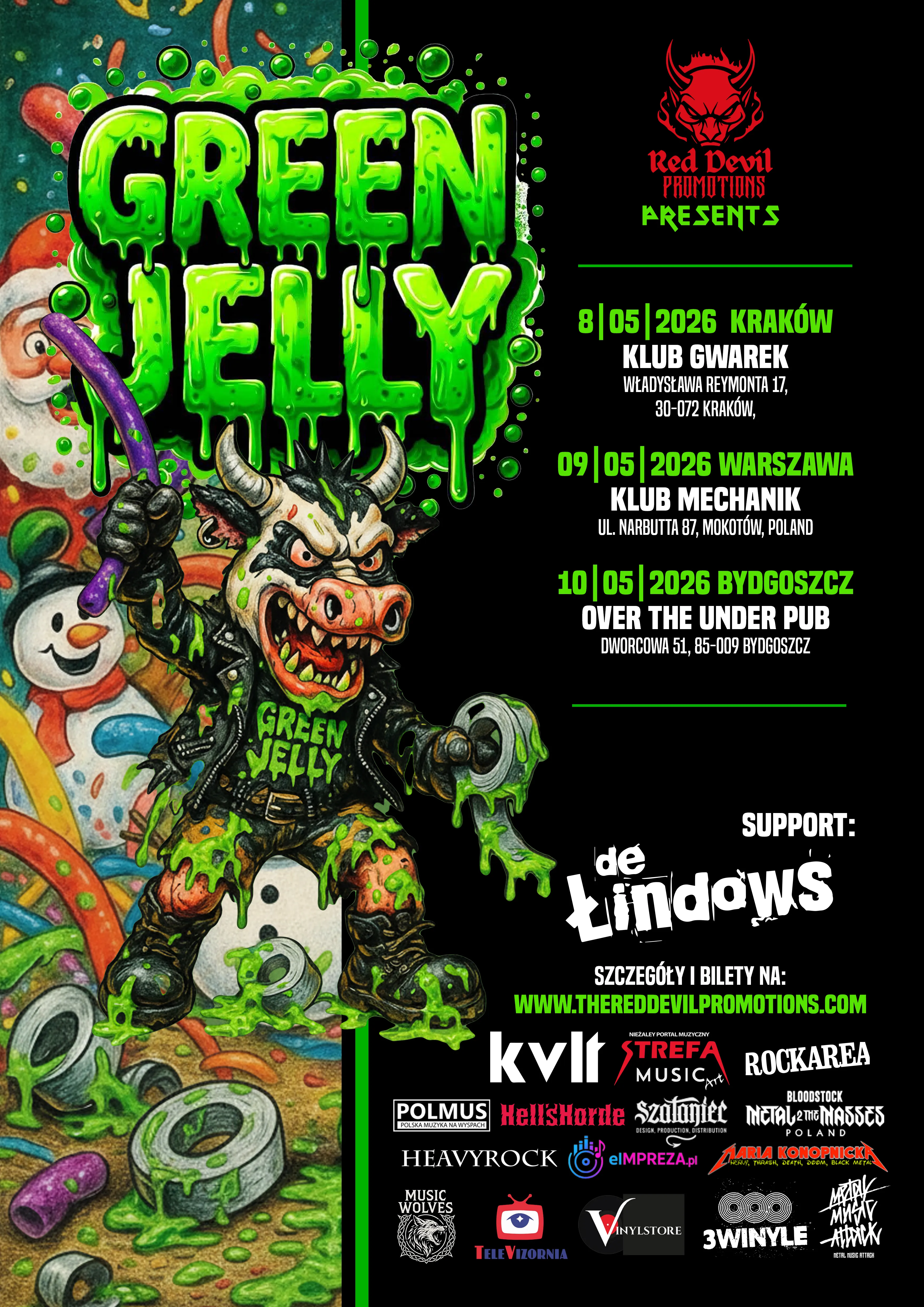 Green Jelly + De Łindows - Kraków