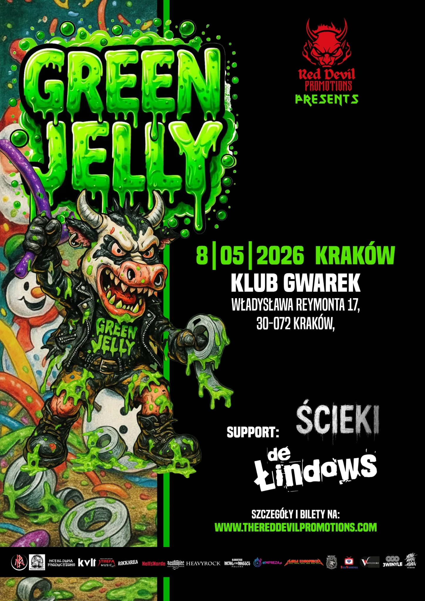 Green Jelly + De Łindows - Kraków