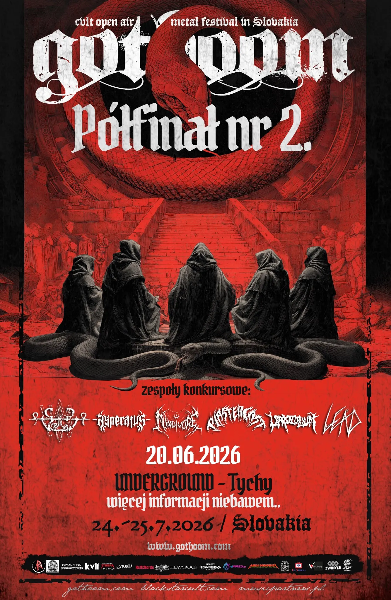 Półfinał nr 2 - Asperatus + Lead + Leprozorium + Mundivore + Plaster Cast + Vae Solis