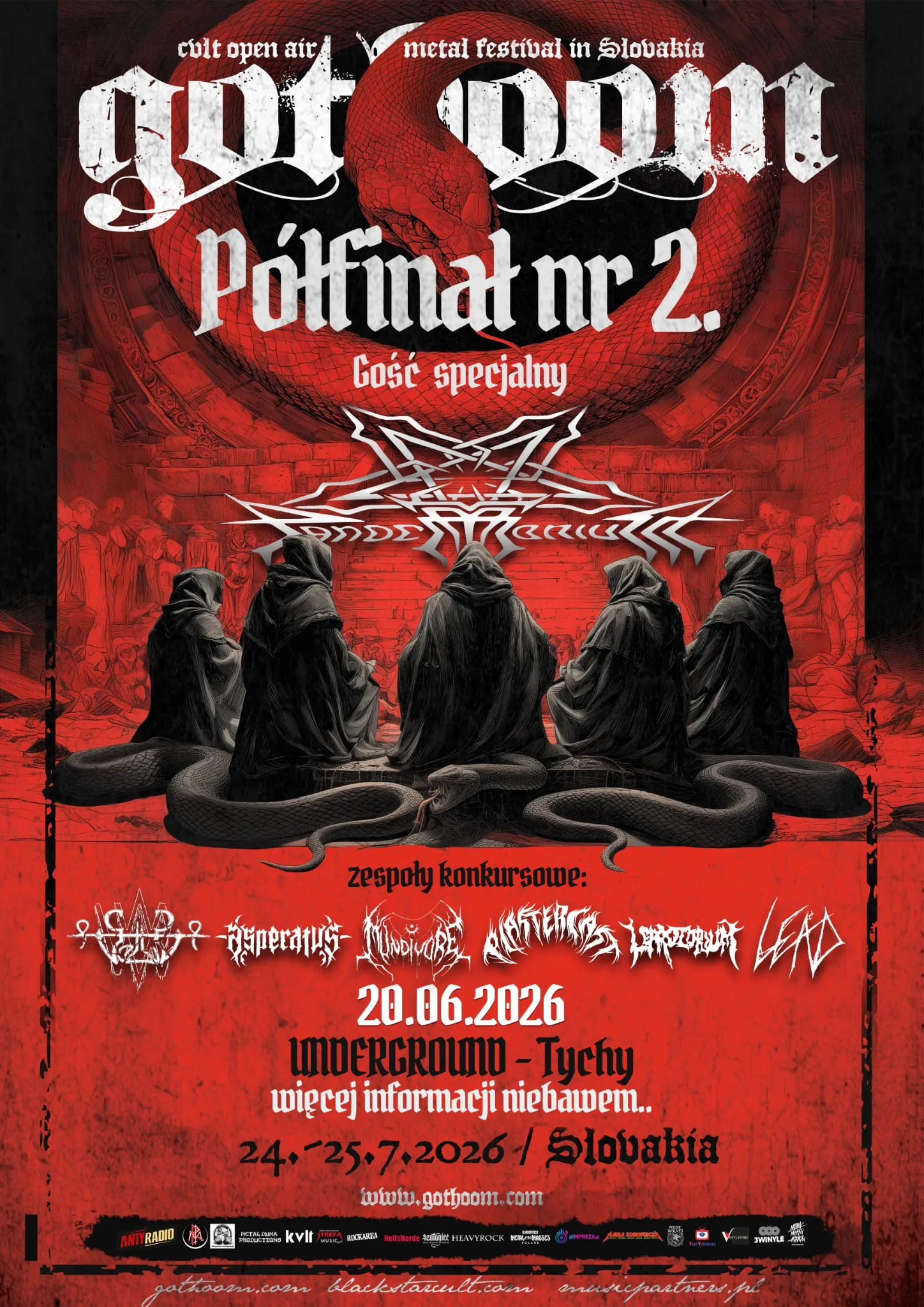 Półfinał nr 2 - Asperatus + Lead + Leprozorium + Mundivore + Plaster Cast + Vae Solis