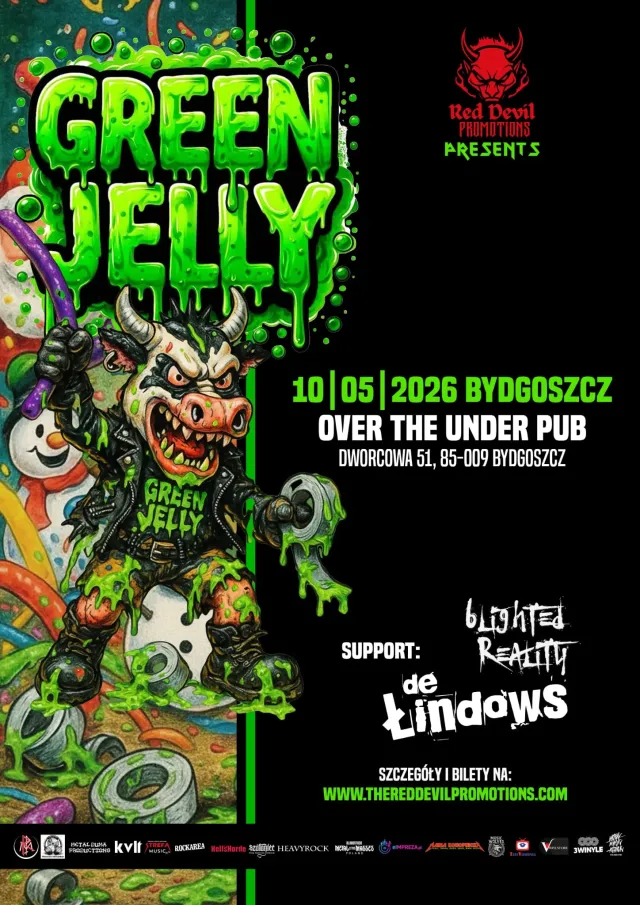 Plakat wydarzenia: Green Jelly + De Łindows - Bydgoszcz